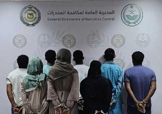 القبض على 5 مخالفين لنظام أمن الحدود و3 مقيمين لترويجهم الحشيش بمحافظة جدة
