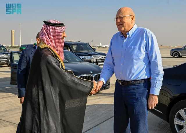 رئيس حكومة تصريف الأعمال في لبنان يغادر الرياض