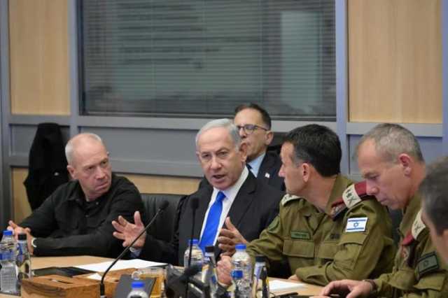 استدعاء مجلس الحرب الإسرائيلي لاجتماع طارئ 
