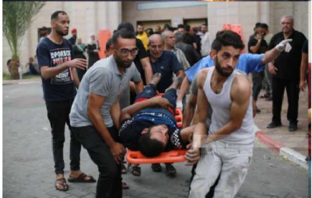 استشهاد 15 فلسطينيا في قصف لطائرات الاحتلال بمخيم النصيرات وخان يونس بقطاع غزة
