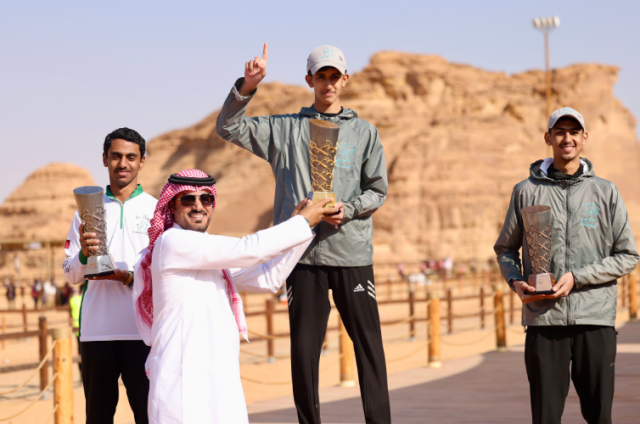 الزايدي بطلاً لسباق الشباب والناشئين للقدرة والتحمل بالعلا