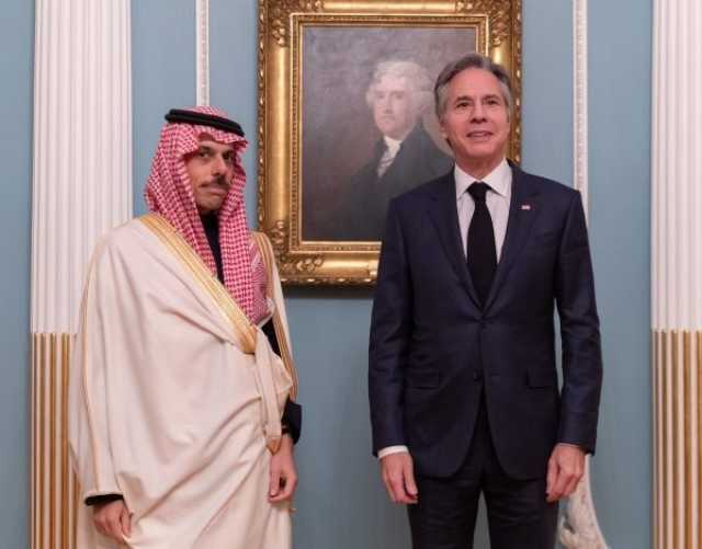 وزير الخارجية الأميركي يلتقي نظيره السعودي لبحث جهود السلام في اليمن