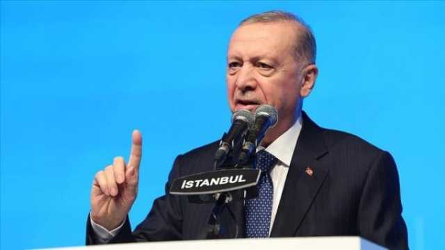 أردوغان : يجري انتهاك صارخ للإعلان العالمي لحقوق الإنسان في قطاع غزة 