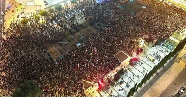 مظاهرات هي الأضخم في تل أبيب تطالب بإسقاط حكومة نتنياهو 