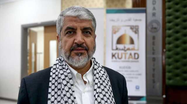 خالد مشعل يحذر من مخططات الاحتلال لتهجير أهالي الضفة إلى الأردن