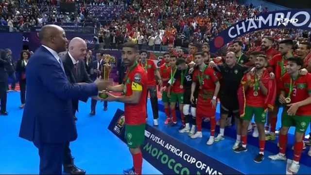 المغرب يتوج بكأس أفريقيا للفوتسال للمرة الثالثة تواليا