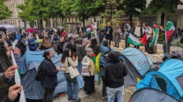 أقدم جامعة في إيرلندا تنضم للحراك الطلابي العالمي المؤيد لفلسطين