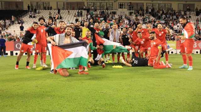 منتخب فلسطين يصل إلى التصفيات النهائية للمونديال لأول مرة بتاريخه