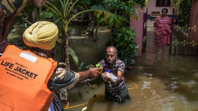الفيضانات تقتل 41 شخصا شمالي الهند.. وتحذيرات من الأسوأ (شاهد)
