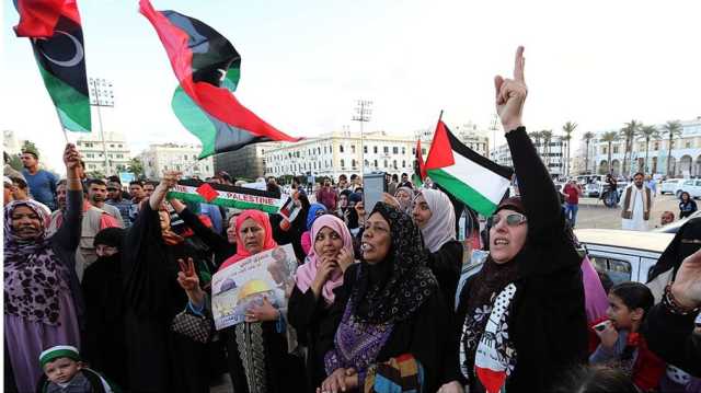 استنكار فلسطيني للقاء المنقوش بوزير خارجية الاحتلال الإسرائيلي