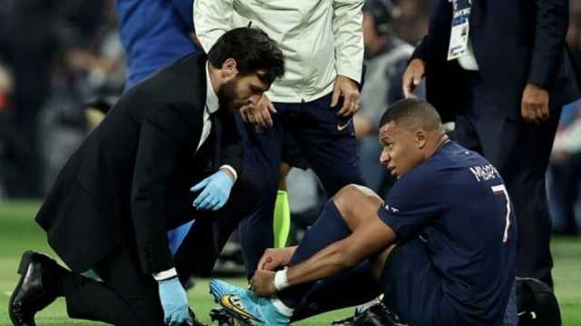 الكشف عن طبيعة إصابة مبابي خلال مباراة PSG ومارسيليا
