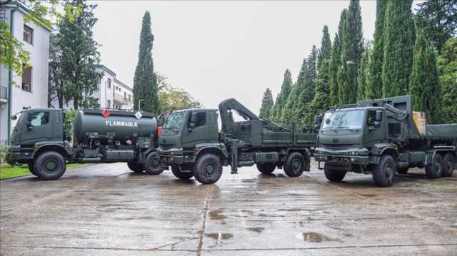 تركيا تسلم جمهورية الجبل الأسود مركبات عسكرية في إطار التعاون الدفاعي