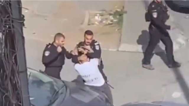 اعتداء وحشي على شاب فلسطيني في القدس المحتلة (شاهد)