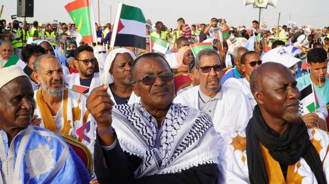 مهرجان جماهيري في موريتانيا دعما للمقاومة الفلسطينية (شاهد)
