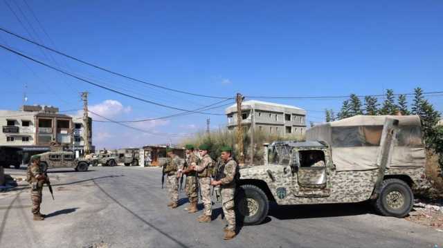 قوات الاحتلال تستهدف دورية تابعة للجيش اللبناني في الجنوب