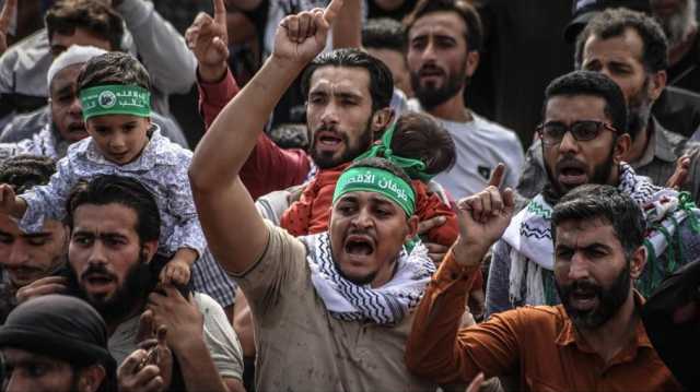 تظاهرات غاضبة في شمال سوريا تنديدا بتواصل العدوان على غزة (صور)