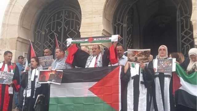 قضاة تونس ينفذون يوم غضب نصرة لفلسطين ويتجهون لمحاكمة الاحتلال دوليا