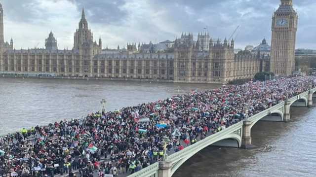 فلسطينيو بريطانيا يحثون على المشاركة المكثفة في مظاهرة لندن لوقف الحرب ضد غزة