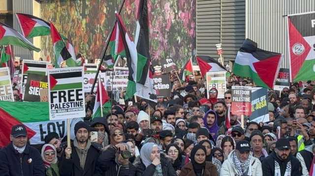 شرطة لندن تشيد بسلمية أكبر مظاهرة مناصرة لفلسطين في تاريخ بريطانيا