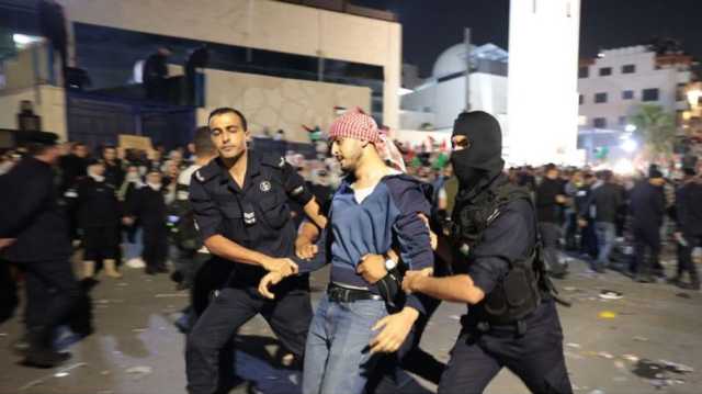 اعتقال ناشطين بالأردن على خلفية الاحتجاجات المنددة بالعدوان على غزة