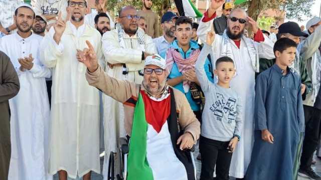 130 مظاهرة في مدن المغرب نصرة لغزة وتنديدا بالعدوان (شاهد)