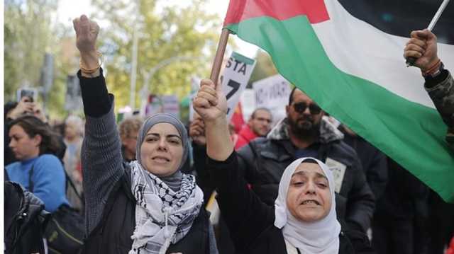 دعما لغزة.. مظاهرات حاشدة في مدن وعواصم أوروبية تطالب بوقف المجازر
