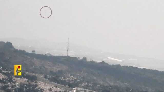 مشاهد توثق هجوم طائرة انتحارية لحزب الله على موقع للاحتلال (فيديو)