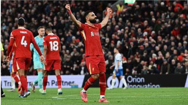 ليفربول يحقف فوزا مثيرا أمام برايتون وصلاح يسجل هدفا صاروخيا (شاهد)