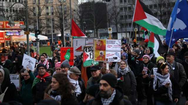 عدة تظاهرات في ألمانيا تضامنا مع غزة واستنكارا للعدوان الإسرائيلي (شاهد)