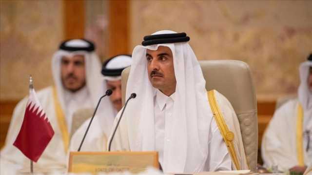 أمير قطر: الفلسطينيون في صراع مع الاحتلال.. وندعو لتحقيق دولي بالمجازر