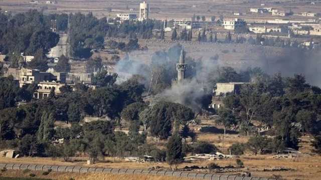 الاحتلال يستهدف مواقع لجيش النظام السوري.. وإطلاق قذائف أطلقت من الجولان