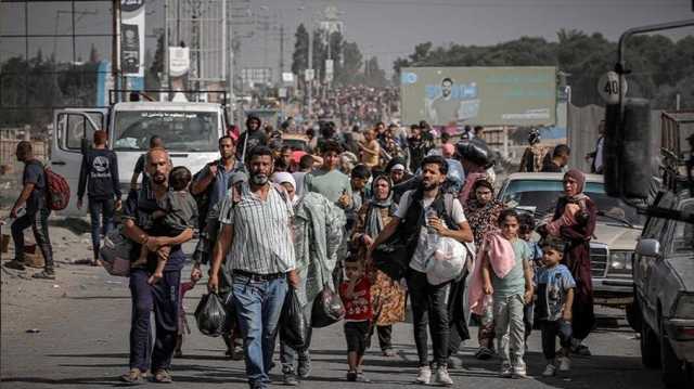 مشاهد مؤلمة لعمليات نزوح جديدة من جنوب وشرق غزة بفعل القصف (فيديو)