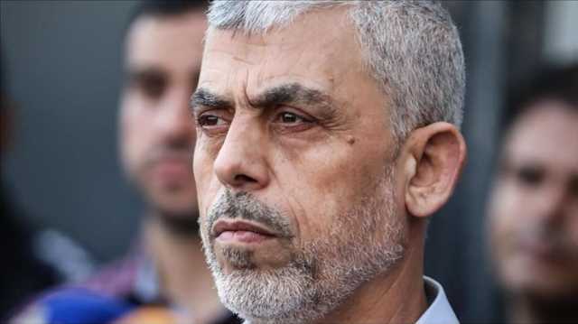 قناة عبرية تزعم تدهور صحة رئيس حركة حماس بغزة يحيى السنوار