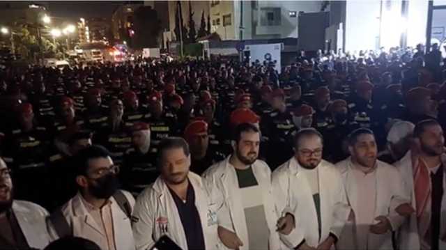 الأطباء يقودون مظاهرة السفارة في عمّان.. واعتقالات واسعة (شاهد)