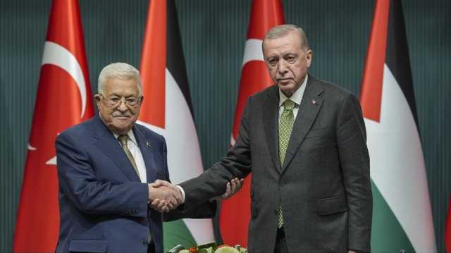 أردوغان يلتقي عباس في أنقرة ويهاجم نتنياهو بشدة.. سيُحاسب على كل قطرة دم
