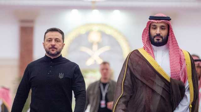 ابن سلمان يجري مباحثات مع زيلنسكي قبل عودته إلى أوكرانيا (شاهد)