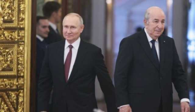 رئيس الجمهورية يهنئ فلاديمير بوتين بعد فوزه في الرئاسيات الروسية
