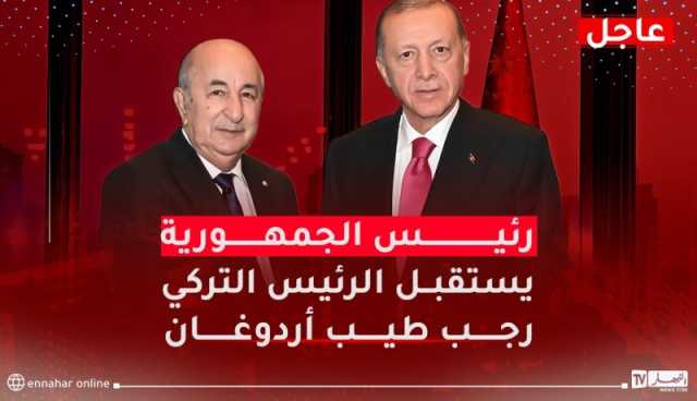 رئيس الجمهورية يستقبل نظيره التركي أردوغان