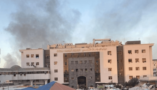 الاحتلال الصهيوني يعطي إنذارا لإخلاء مستشفى الشفاء خلال ساعة