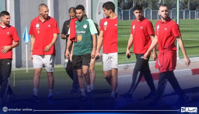 بالصور.. عناصر المنتخب الوطني تجري جولة استرخائية