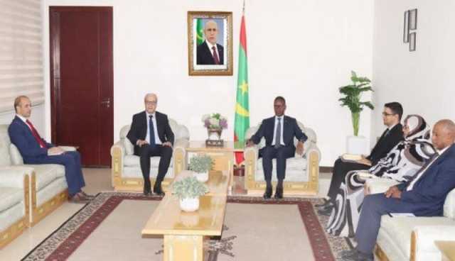 وزير البريد يستقبل بنواكشوط من طرف الوزير الأول الموريتاني