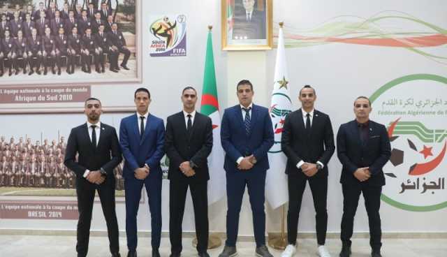 بالصور.. رئيس الفاف يكرم الحكام الجزائريين المشاركون في الكان