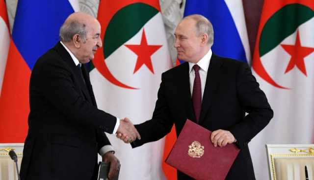 الرئيس الروسي: تكثيف التنسيق مع الجزائر بشأن القضايا الحالية
