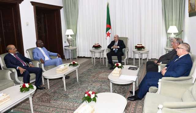 رئيس الجمهورية يستقبل وزير خارجية موريتانيا