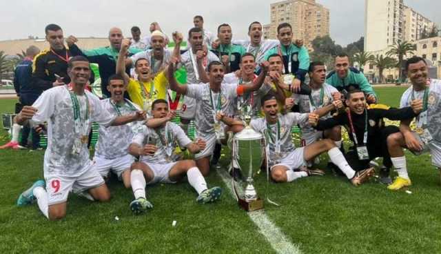 فريق الناحية العسكرية الأولى يتوج بطلا لكأس الجزائر