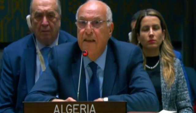 الجزائر تدعو من نيويورك إلى تحقيق حل “منصف وشامل” للقضية الفلسطينية