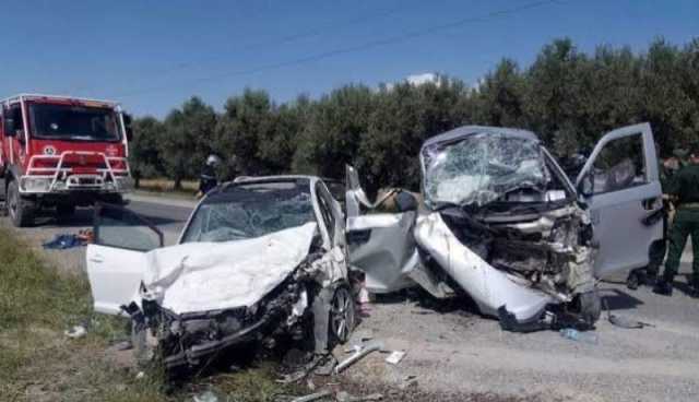 3 قتلى و3 جرحى في إصطدام بين سيارتين في سيدي بلعباس