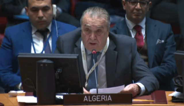 ممثل الجزائر الدائم لدى الأمم المتحدة:”الشرق الأوسط يقف على حافة الهاوية من الإنهيار”