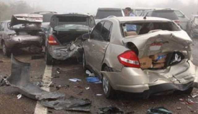 6 جرحى  في حادث إصطدام تسلسلي بين 10 سيارات بالاربعطاش في بومرداس