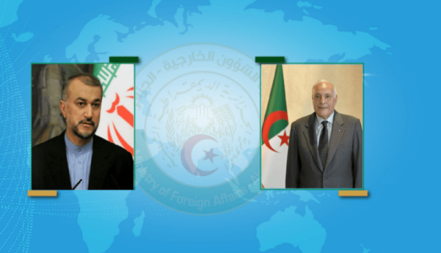 الجزائر وإيران يتباحثان تطورات حرب الإبادة على غزة
